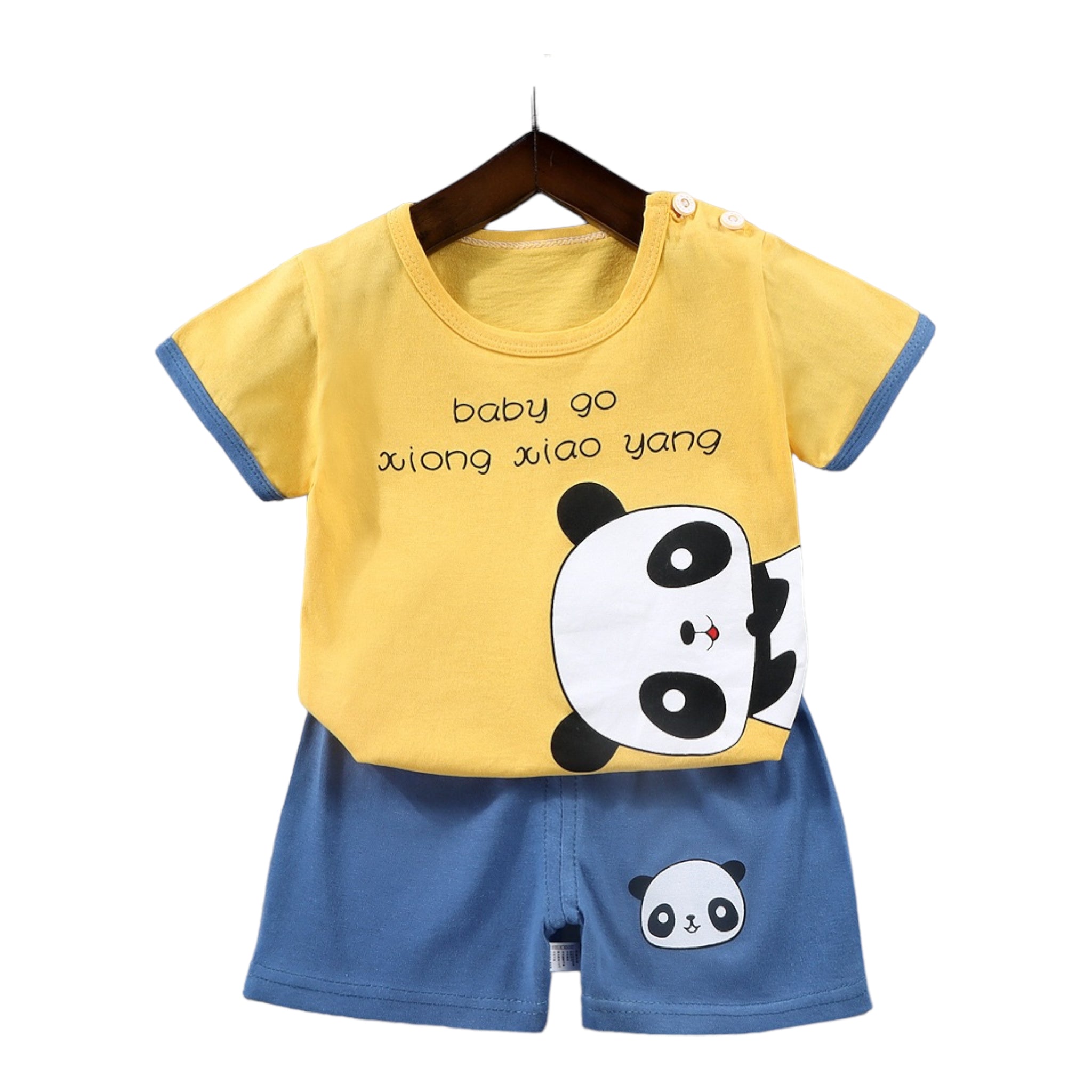 Baby t-Shirt and Shorts Panda - Babyara