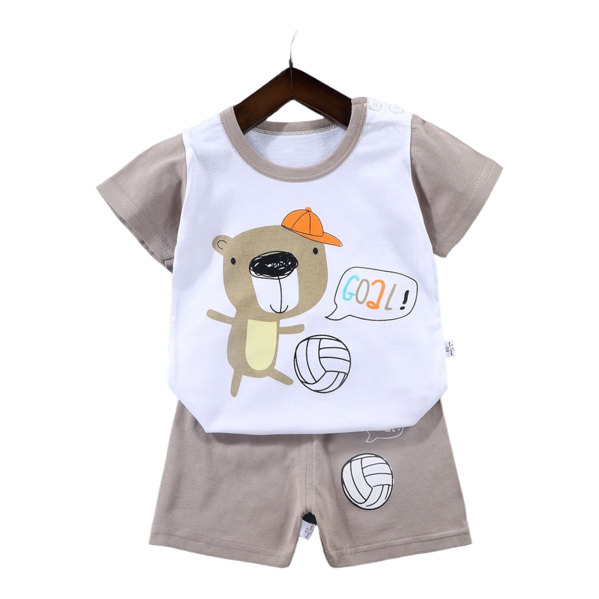 Baby t-Shirt and Shorts Goal - Babyara